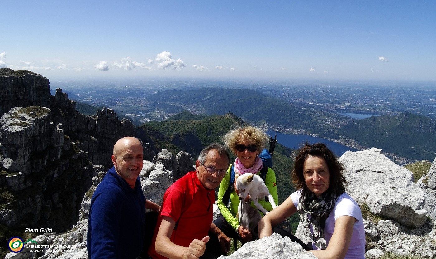 43 Pan di Zucchero...nel mezzo della cresta nord.JPG -                                